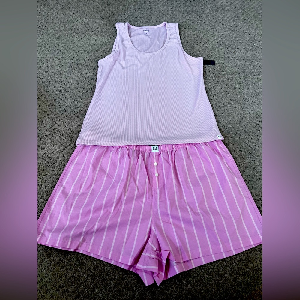 GapBody Original 2 Piece Pyjama Shorts XL NWT